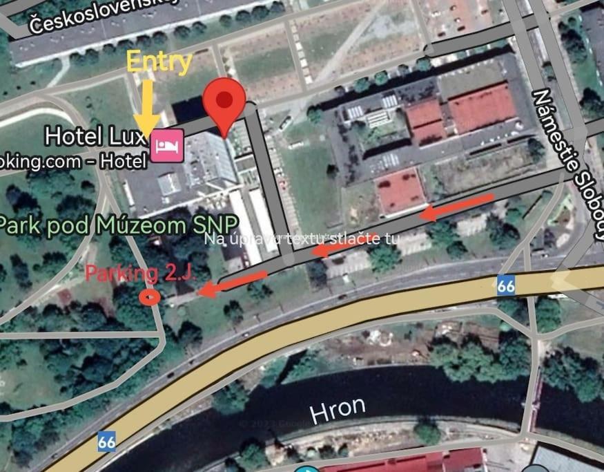 Apartman Lux-City Park Lägenhet Banská Bystrica Exteriör bild